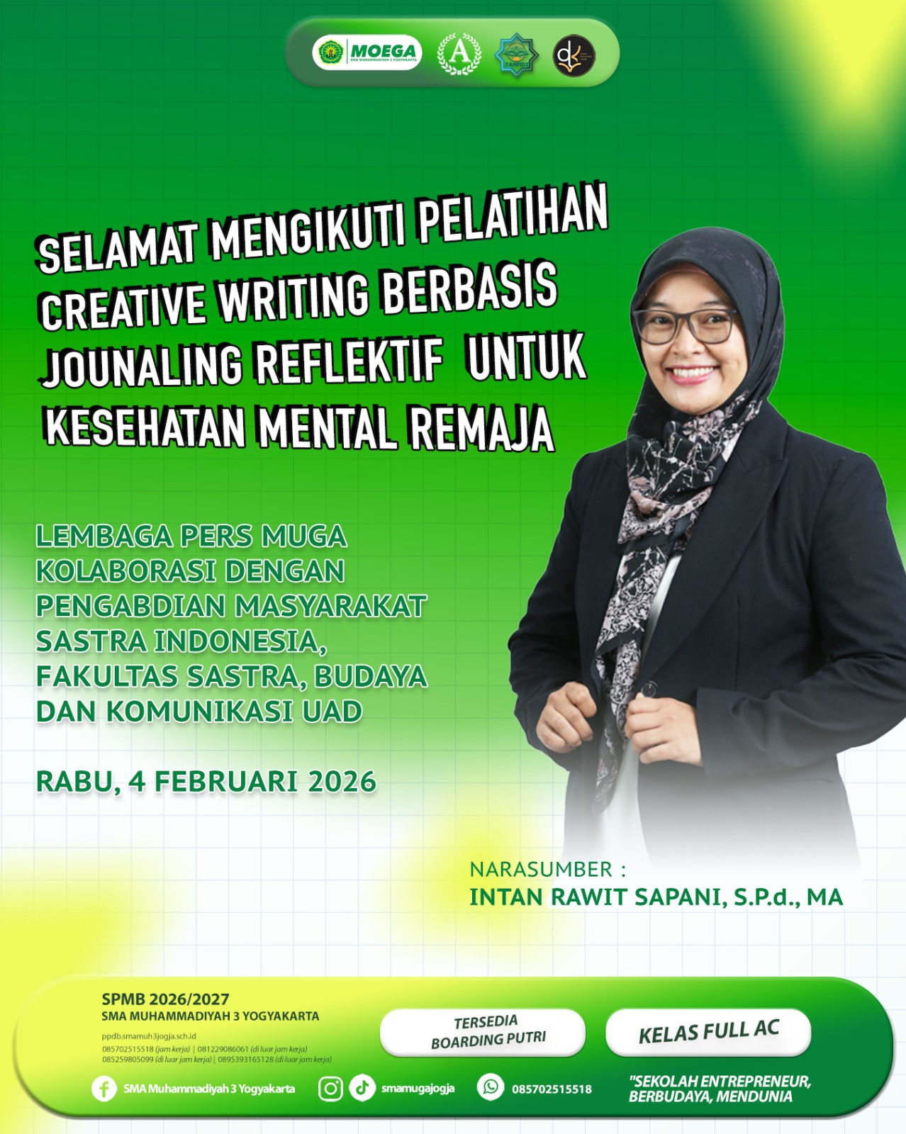 Siswa LPM Aktif dalam Pelatihan Writing Berbasis Journaling Reflektif